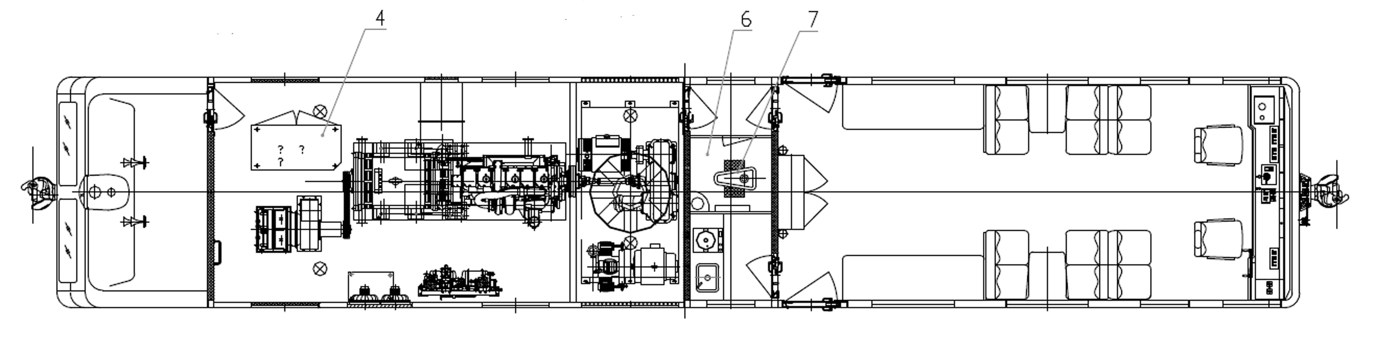 Heavy-duty rail motor car