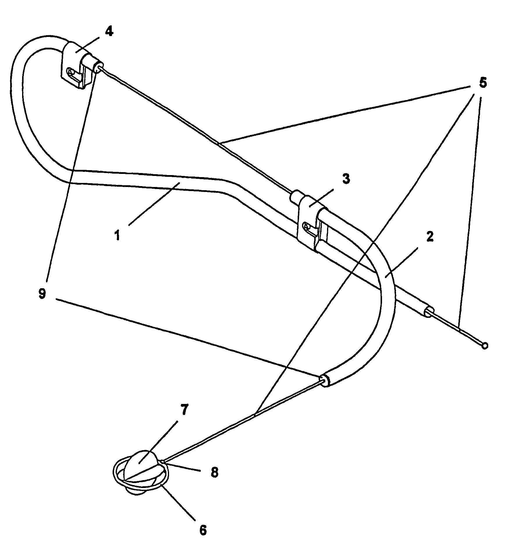 Adjustable safety distance spacer for bicycles