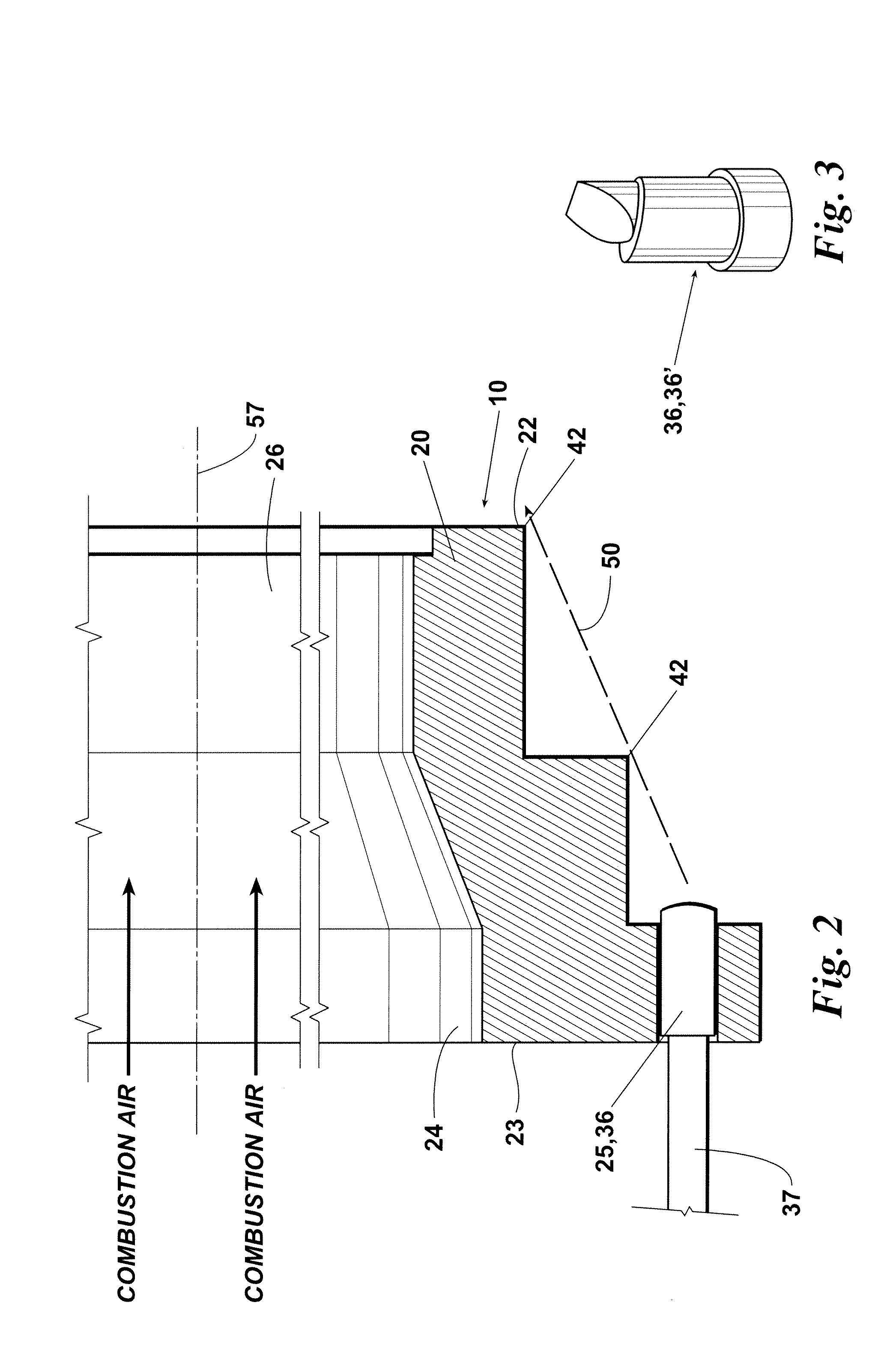 Low NOX burner apparatus and method