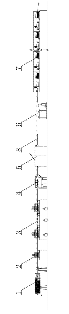 Prestressed steel strand pickling-free and phosphating-free drawing equipment and production process