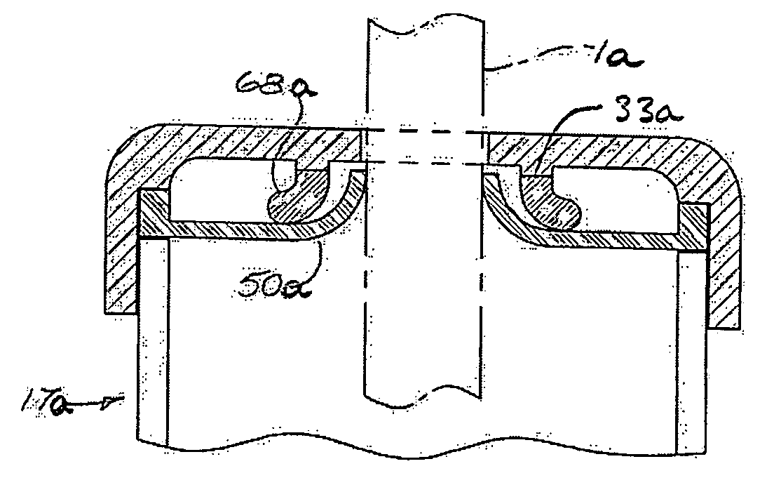 Seal housing having anti-inversion features