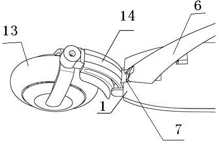 A semi-automatic opening and closing device for an electric folding bike