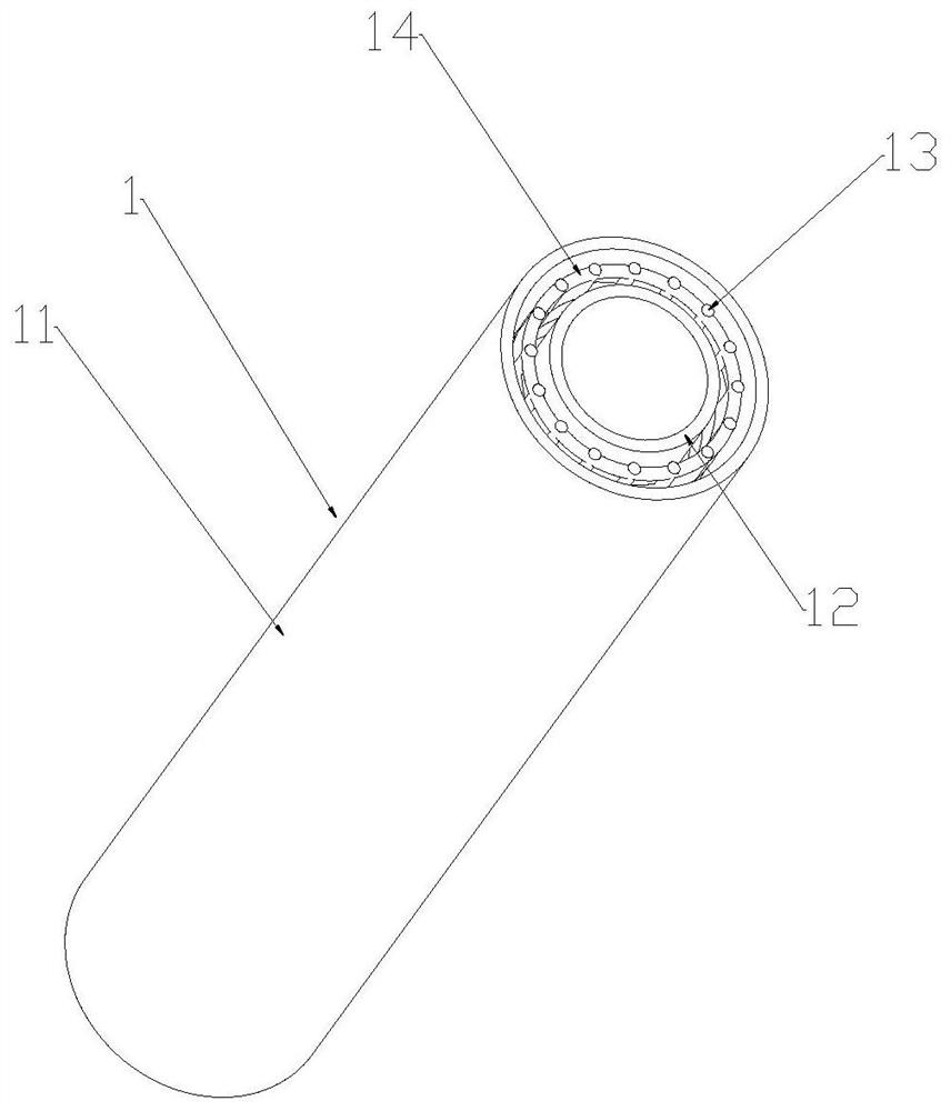 A high-strength concrete pipe pile and its forming device