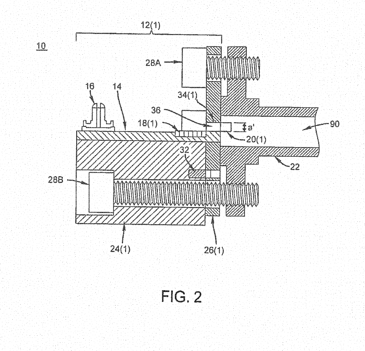 Waveguide interface and printed circuit board launch transducer assembly and methods of use thereof