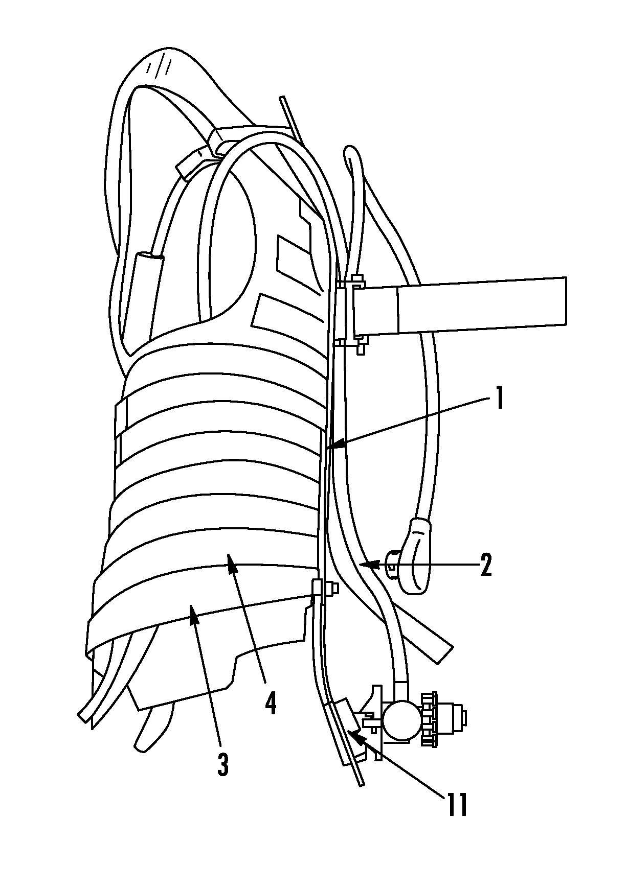 Carrying plate for breathing apparatus