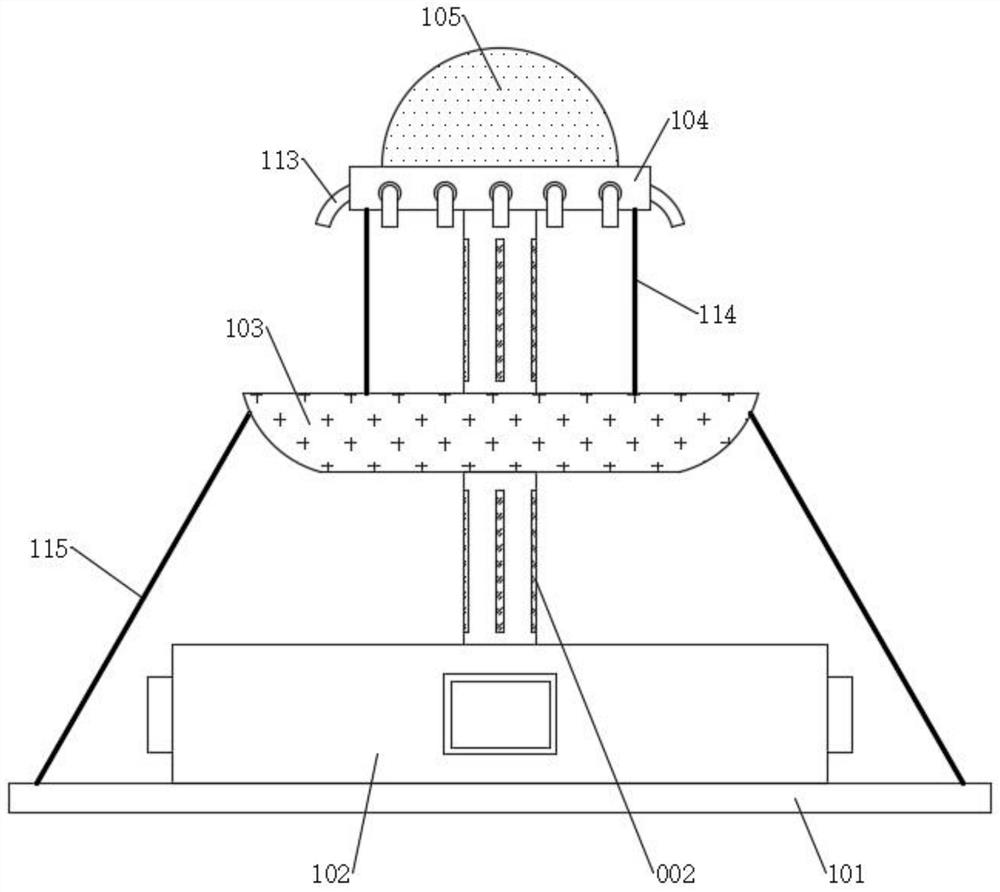 Garden landscape fountain based on human settlement environment design