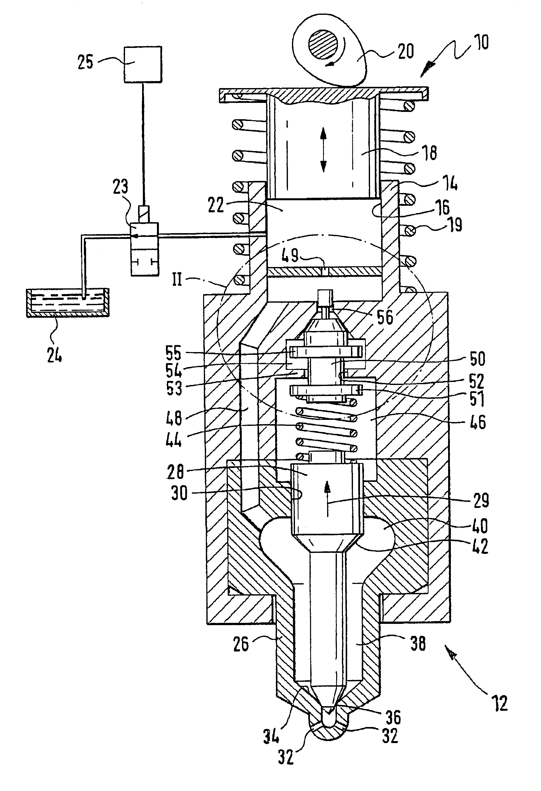 Fuel injection system for an internal combustion engine