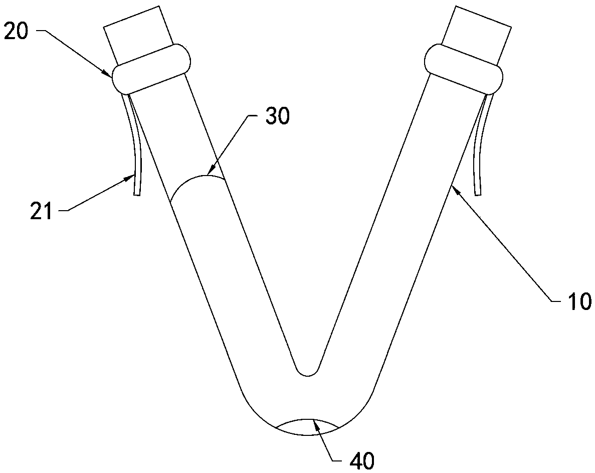 Intestinal double-cavity fistulization excrement transferring device