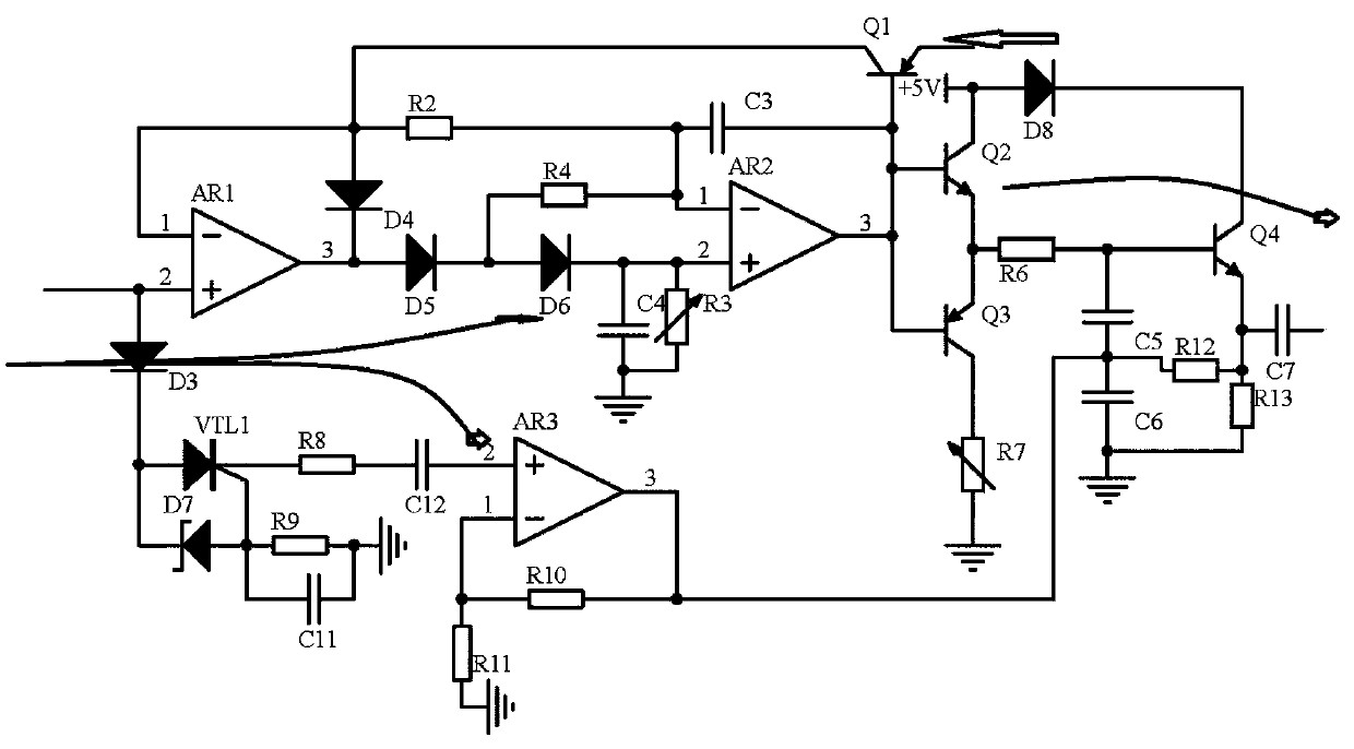 Torque signal compensation circuit of four-wheel driven system of electric automobile