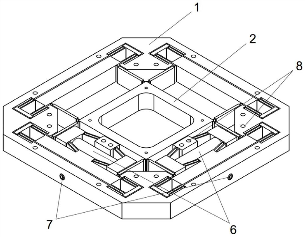 A two-degree-of-freedom micro-nano positioning platform