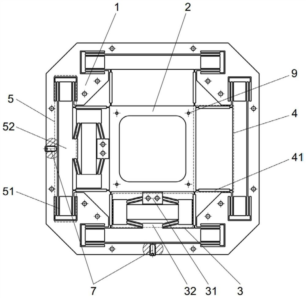 A two-degree-of-freedom micro-nano positioning platform