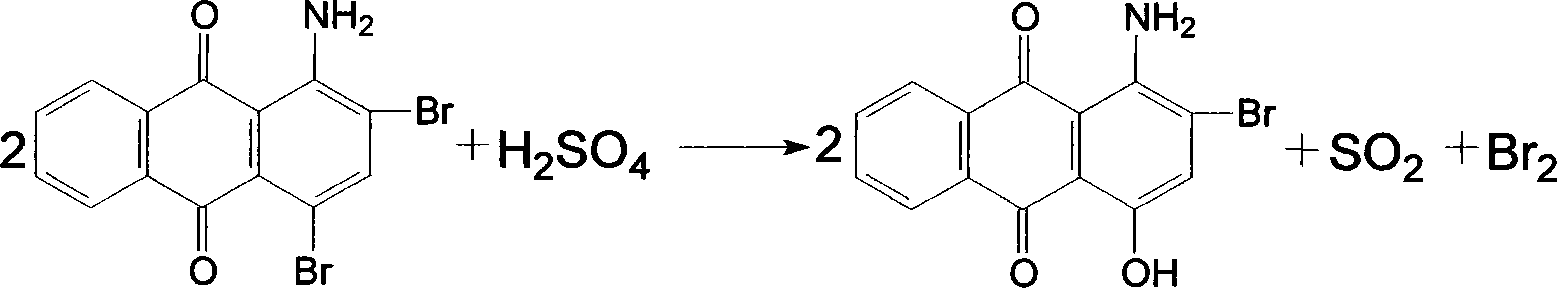 Dispersion red 146 condensation process improvement