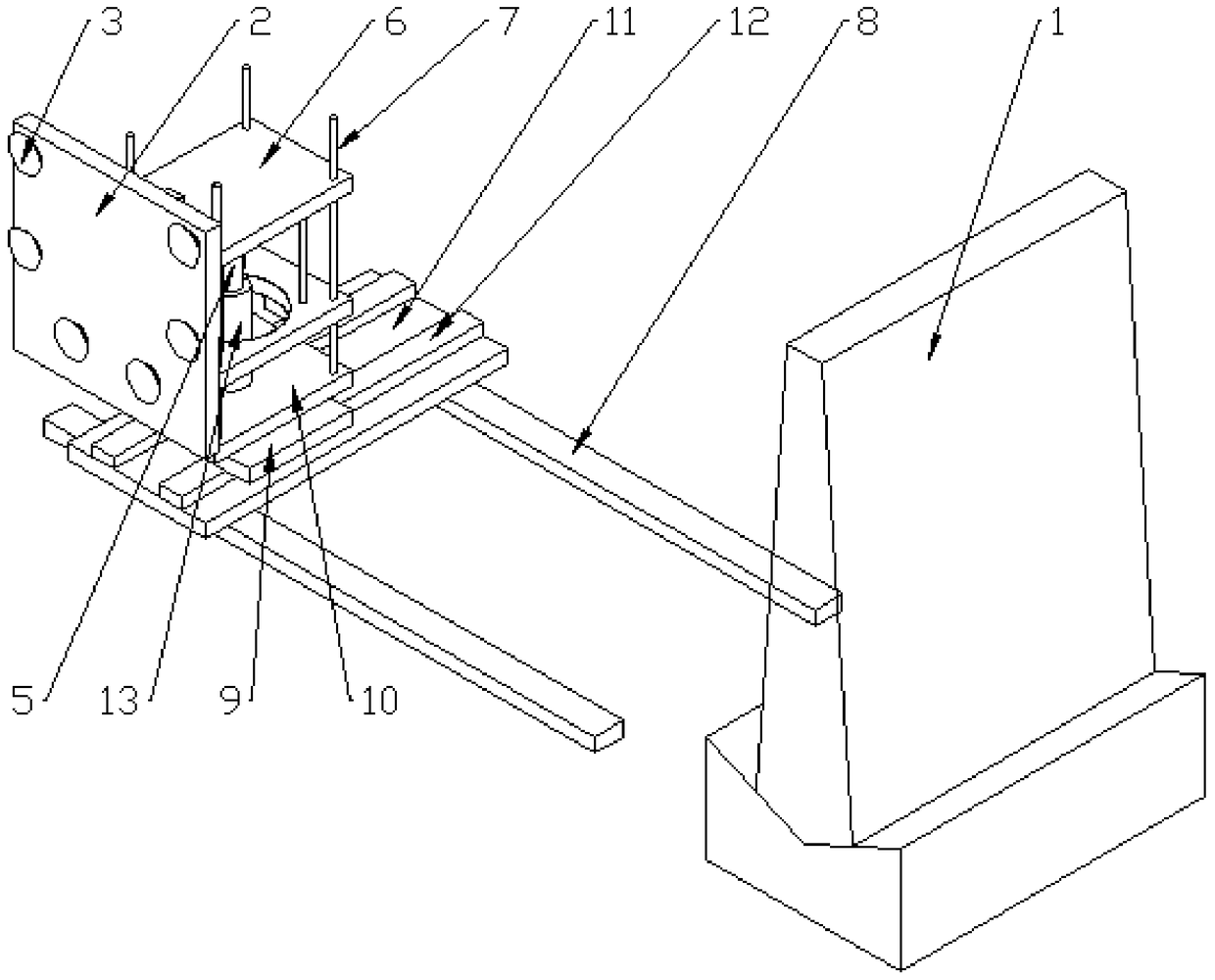 A hollow wire automatic loading machine