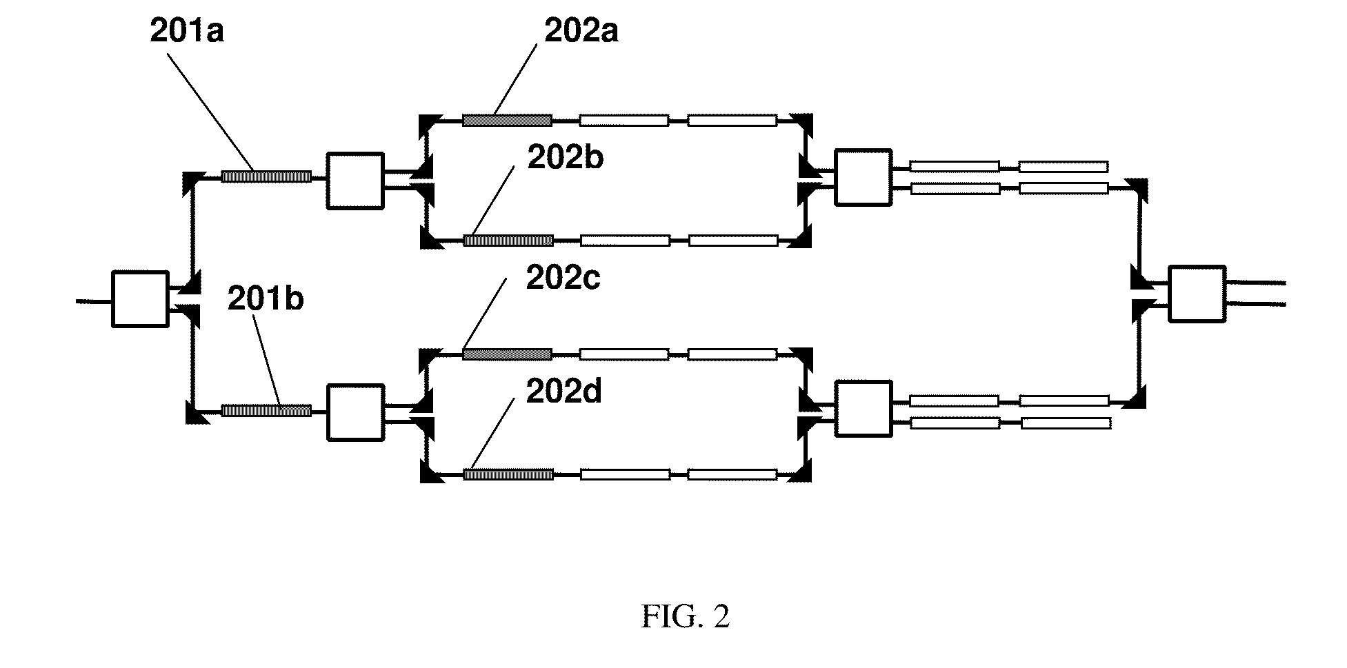 Chip-based advanced modulation format transmitter