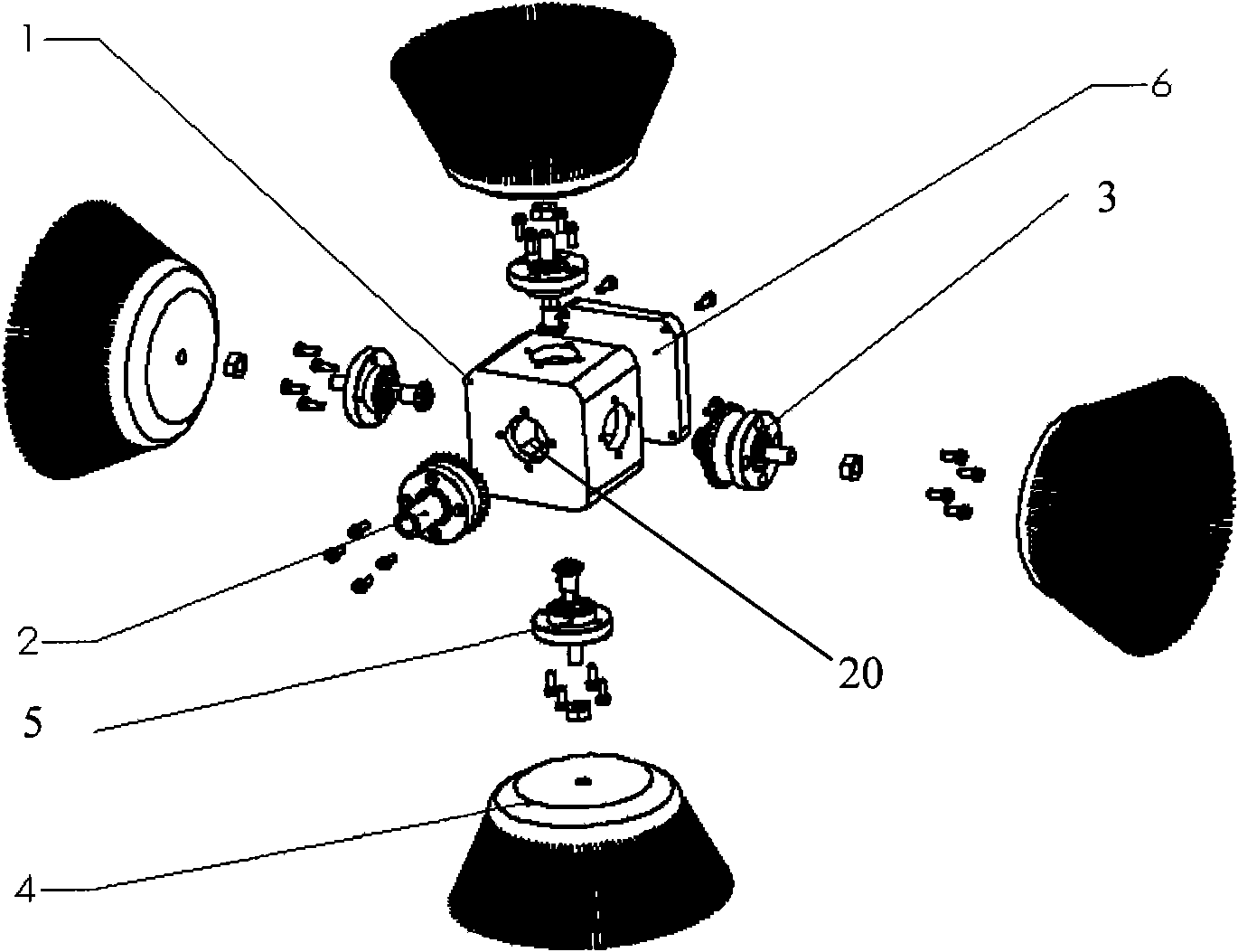 Scavenging machine for air-condition pipeline