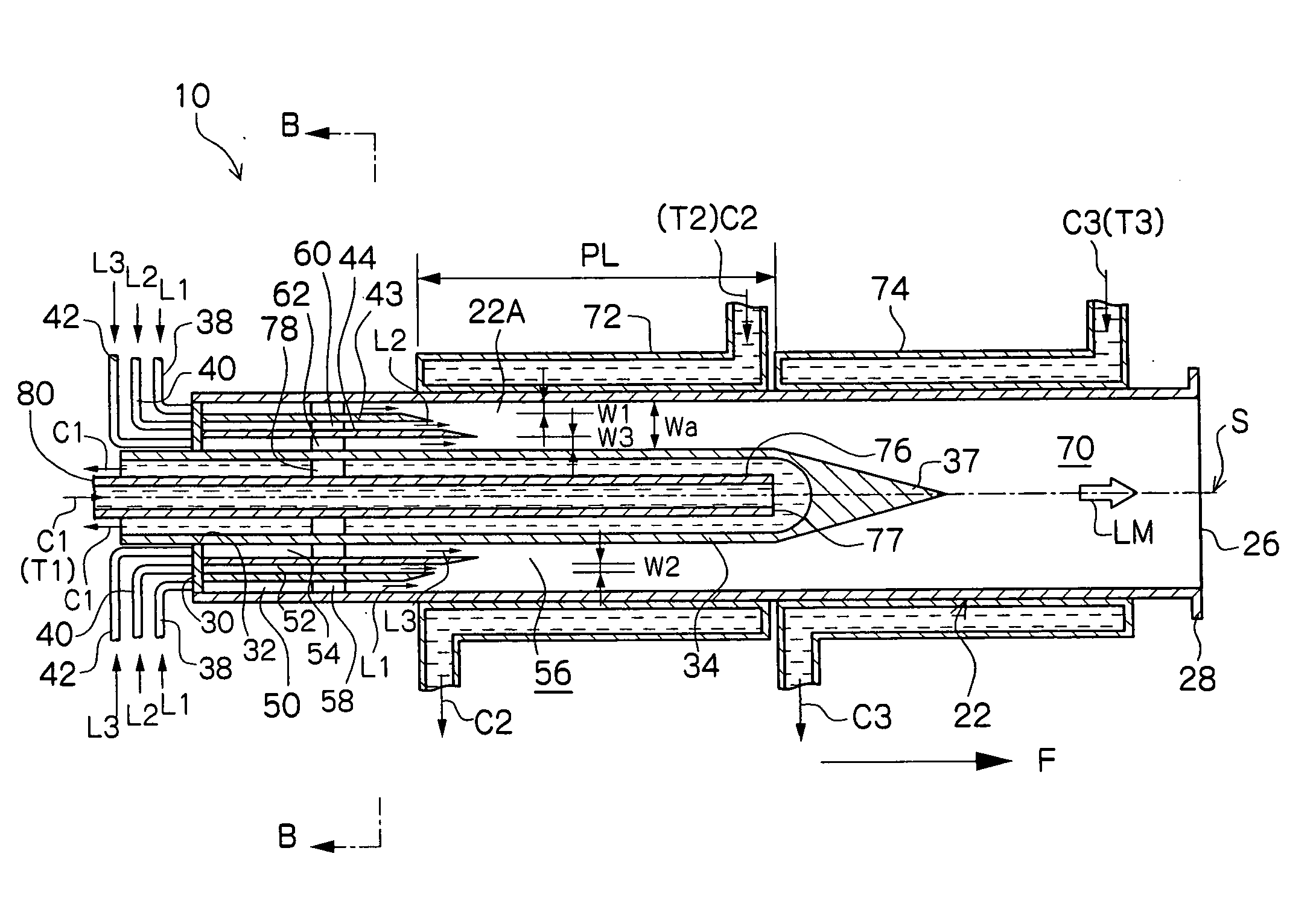 Reaction method using microreactor