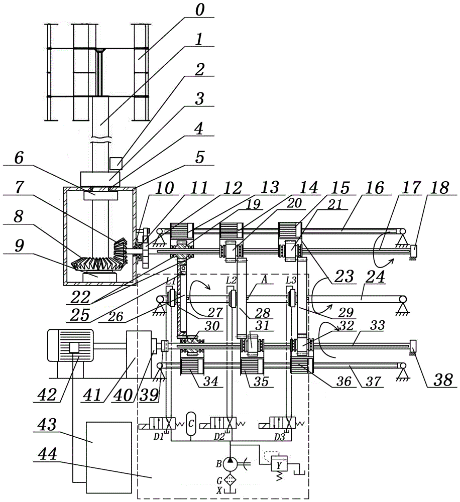 Wind power energy storage generating set