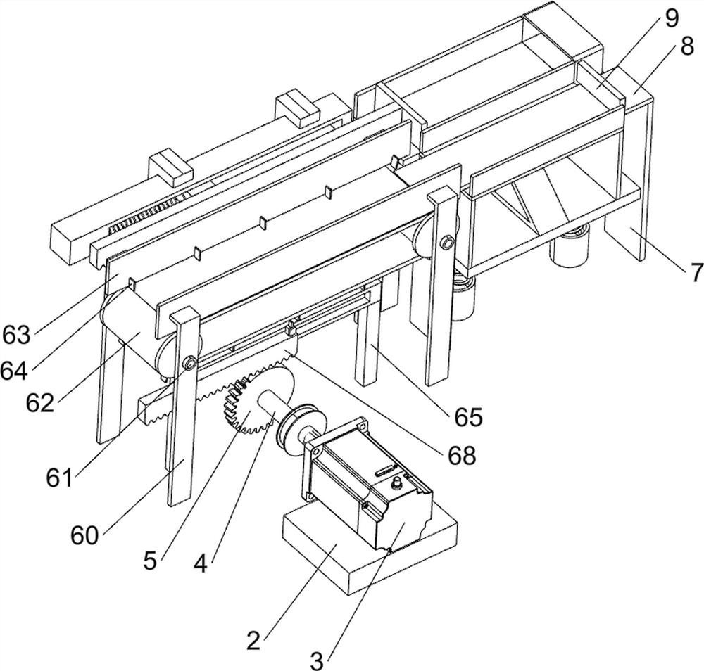 Rolled tissue rowed bagging equipment