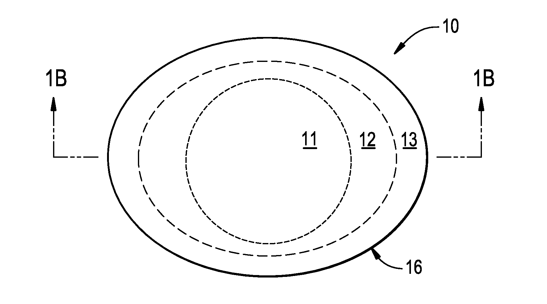 Rotationally stabilized contact lens with improved comfort and method of optimization