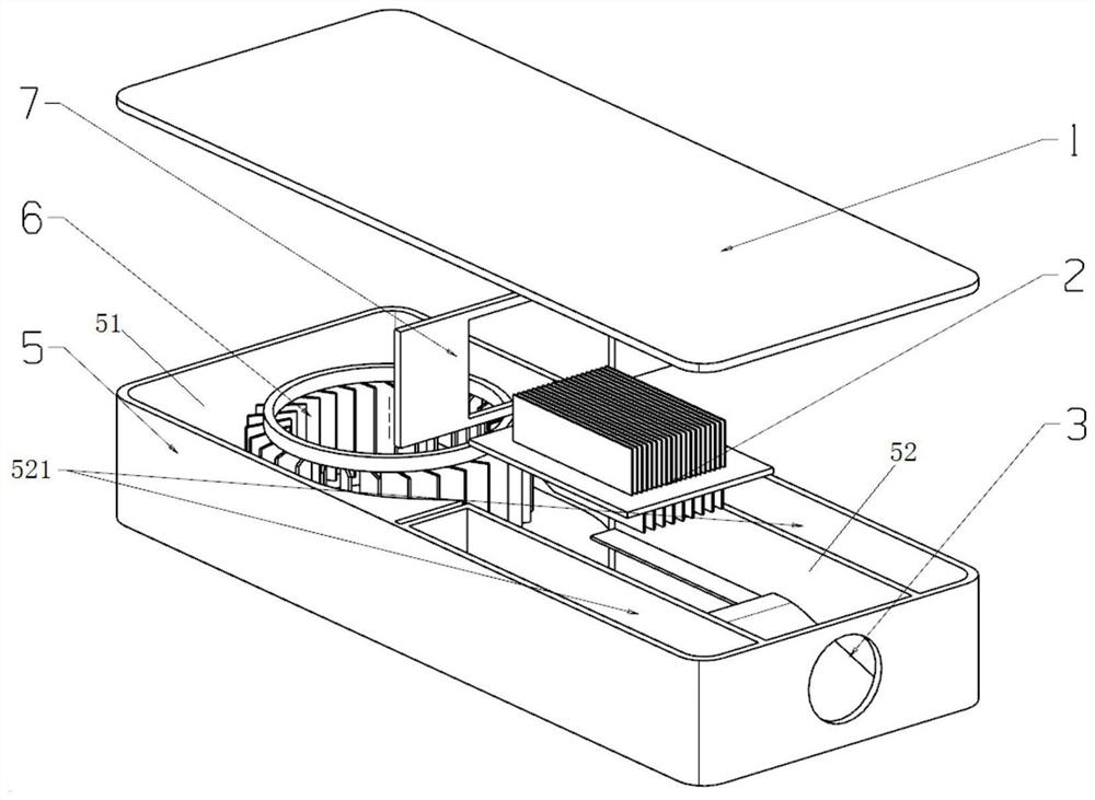 Cooling fan with semiconductor refrigeration function