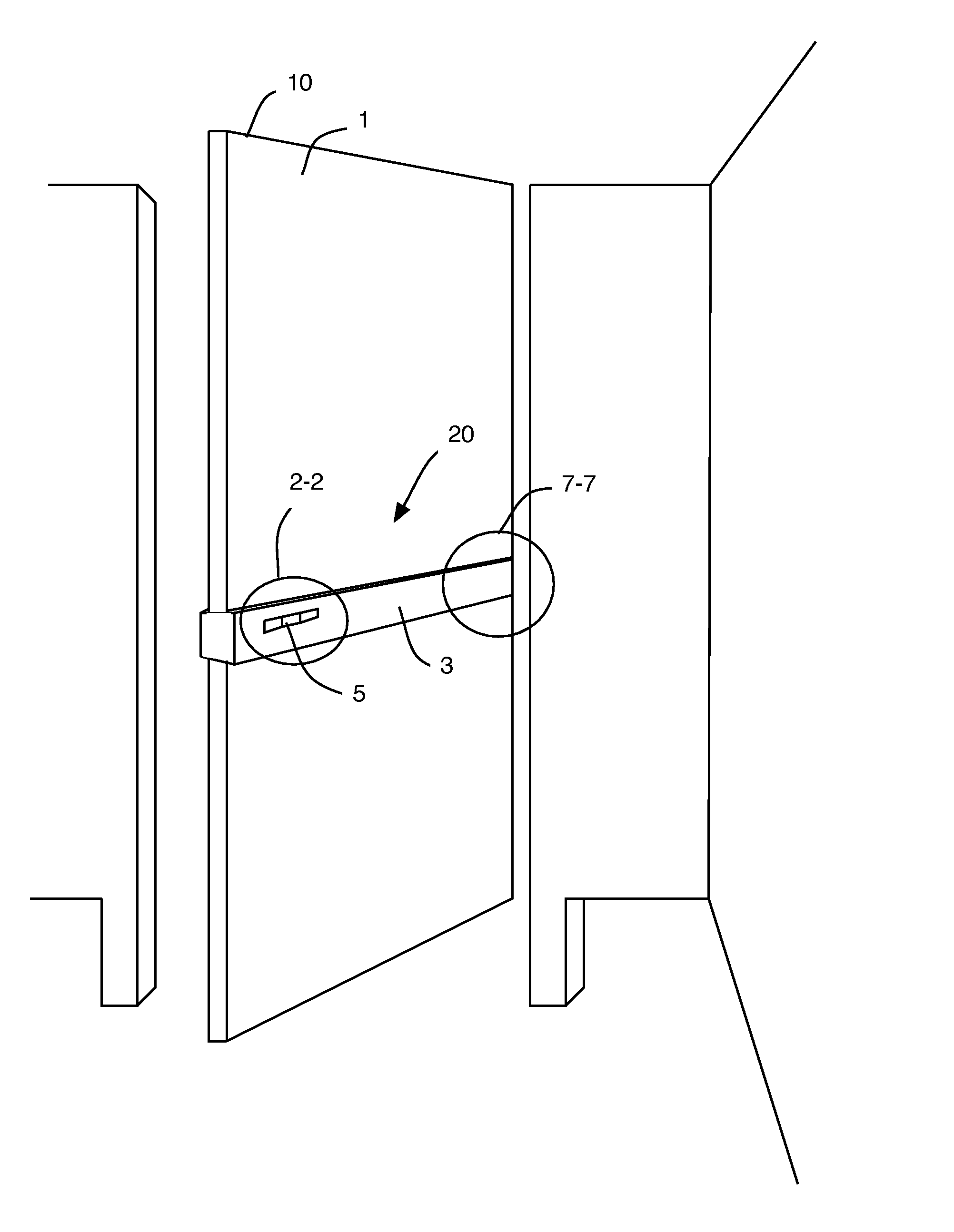 Automated Bathroom-stall Door