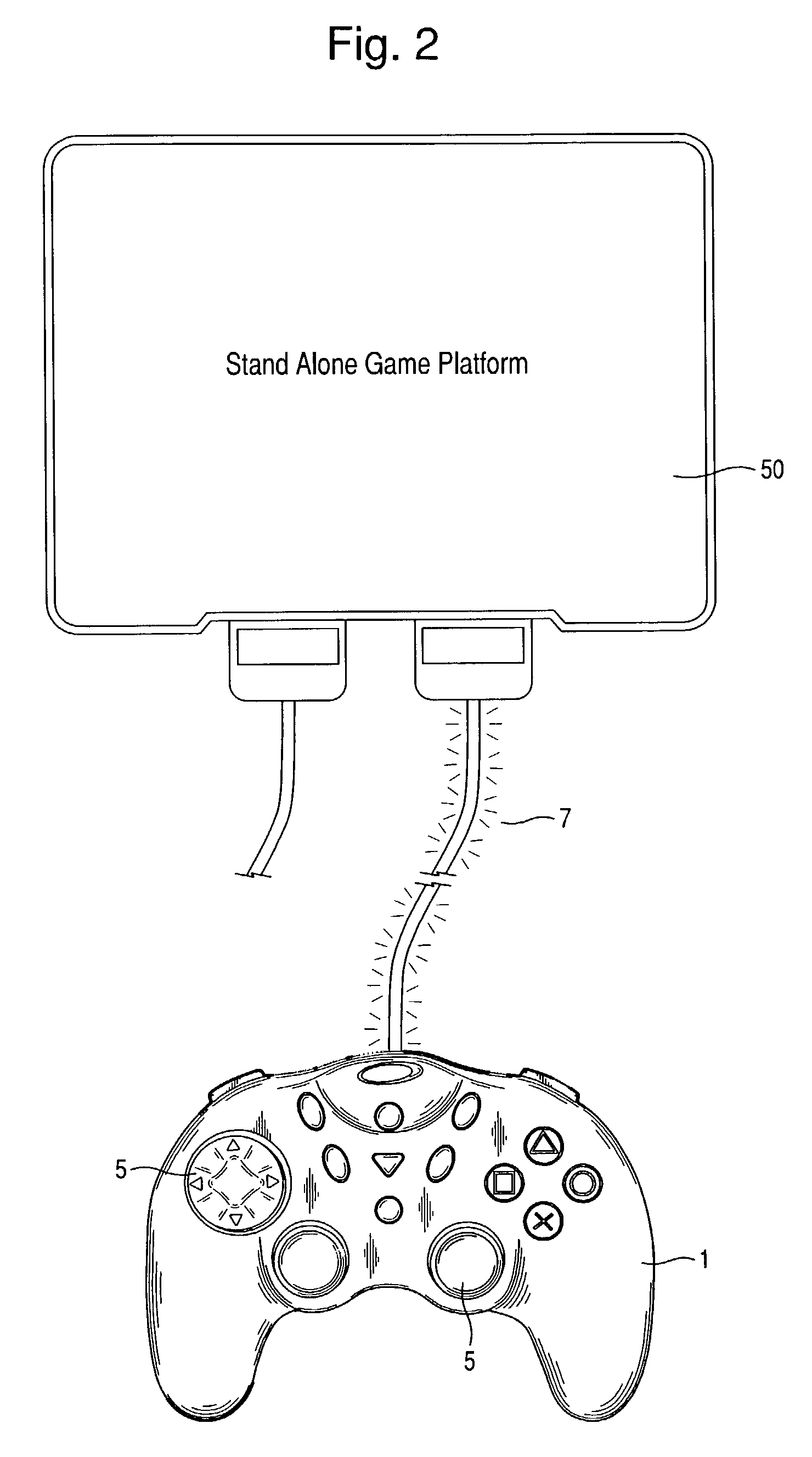 Video game controller with illuminated cable