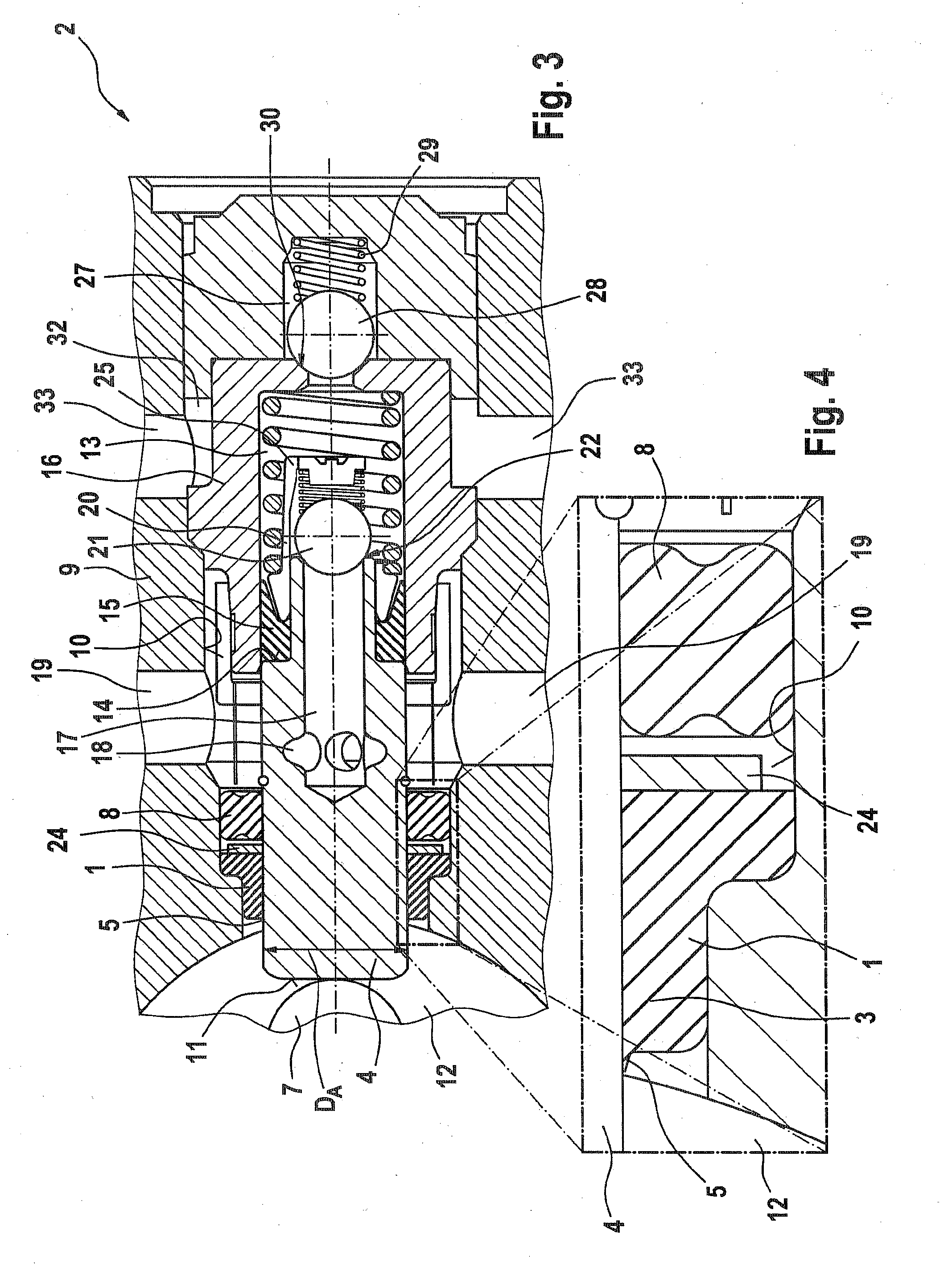 Guide ring for a piston pump, and piston pump