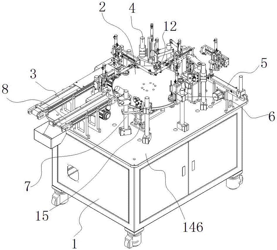 Full-automatic circulating type fan assembly machine and operation method thereof