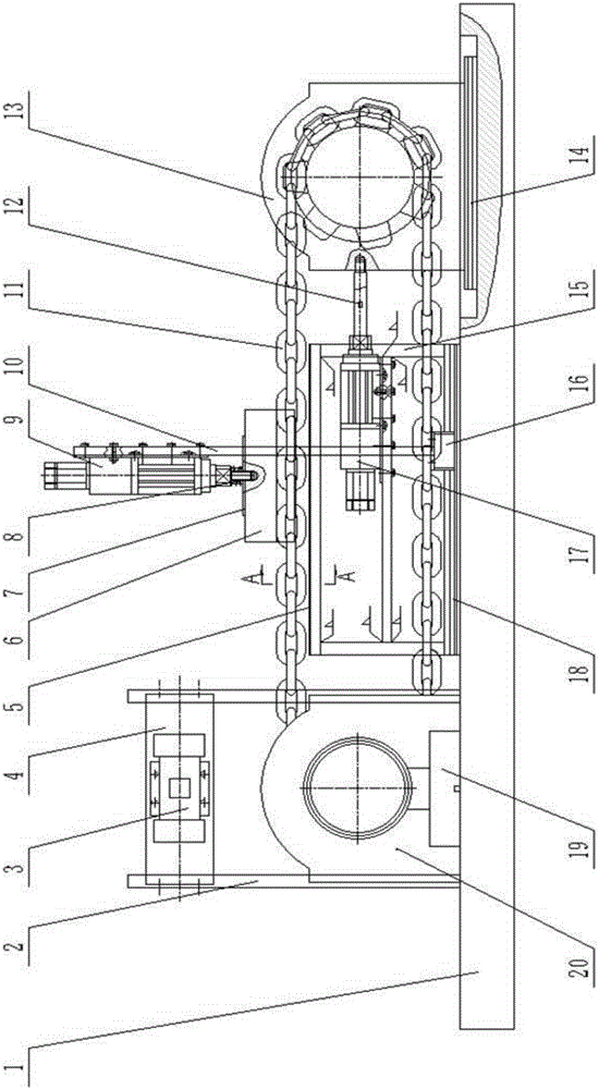 Friction fatigue monitoring device and method of heavy-loading scraper conveyer chain wheels under vibration impact