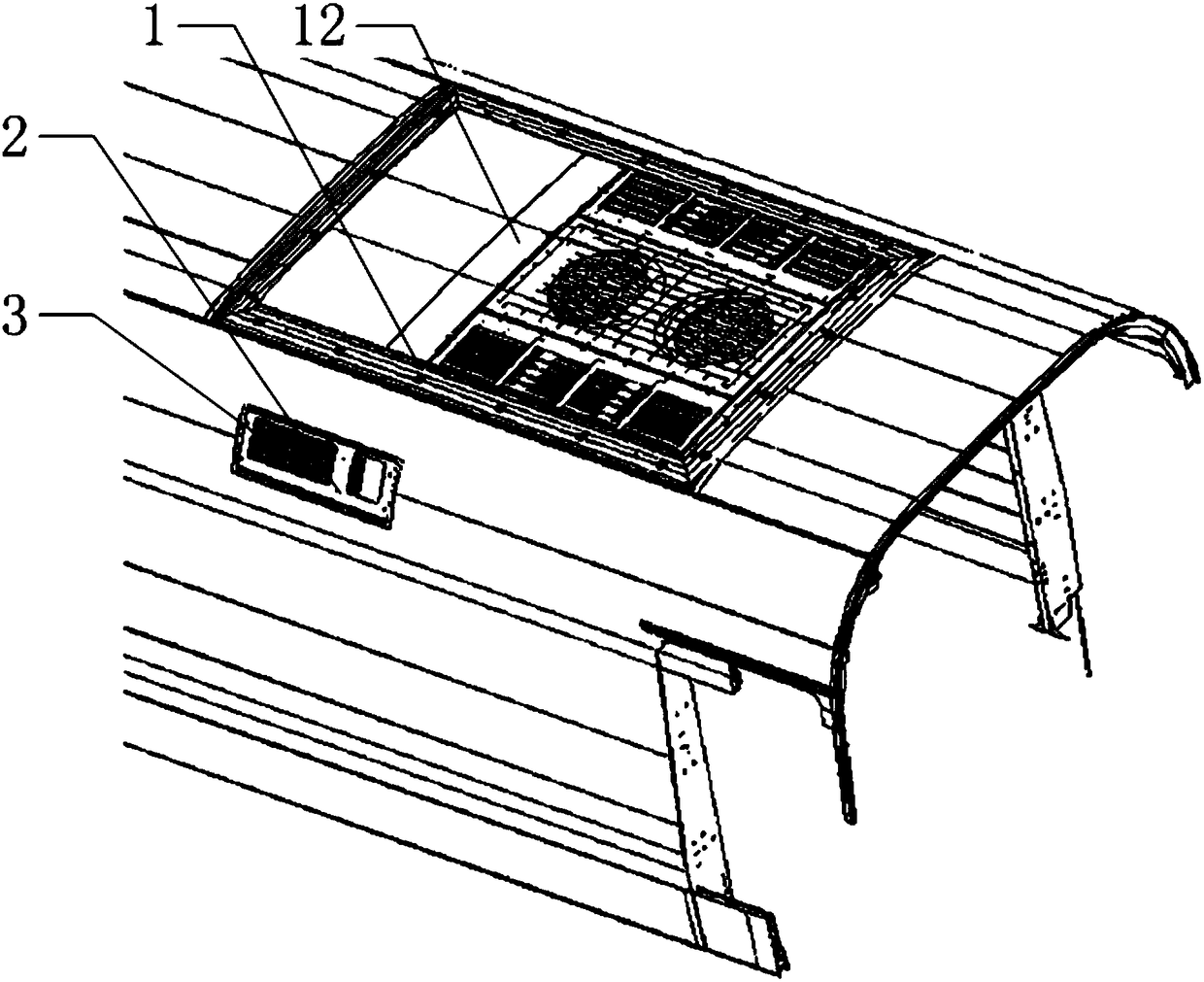 Rail train and air-conditioning unit complete equipment thereof