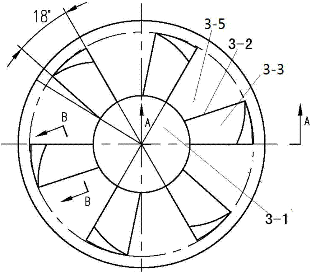 Diffusion combustion chamber and combustor system comprising same