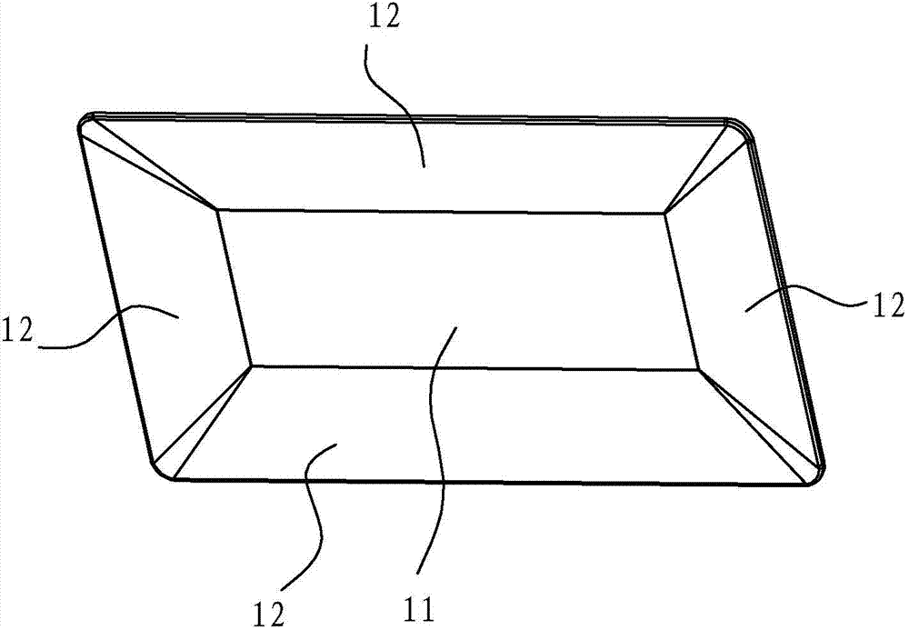 Diffusion drainage device of range hood