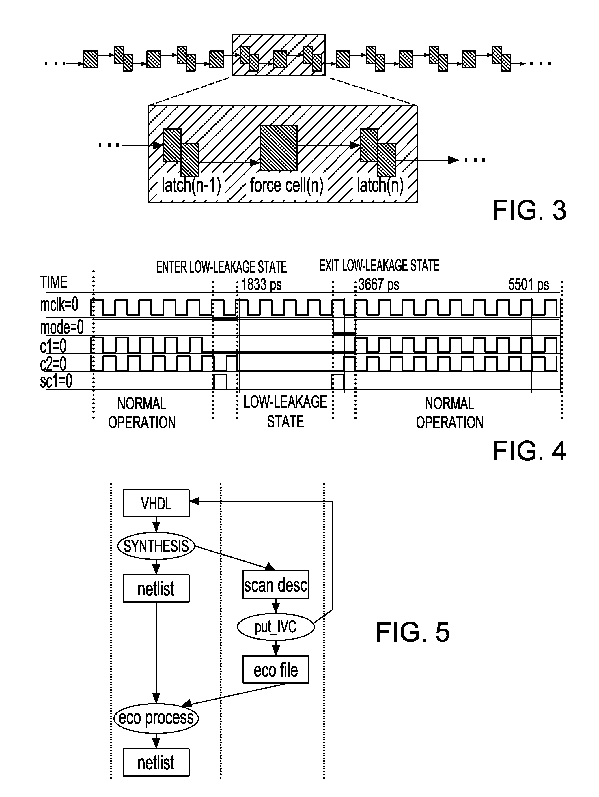 Method and apparatus for on-the-fly minimum power state transition