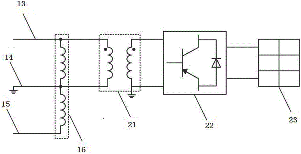 High speed railway tractive power supply system for distributed photovoltaic power supply and control method