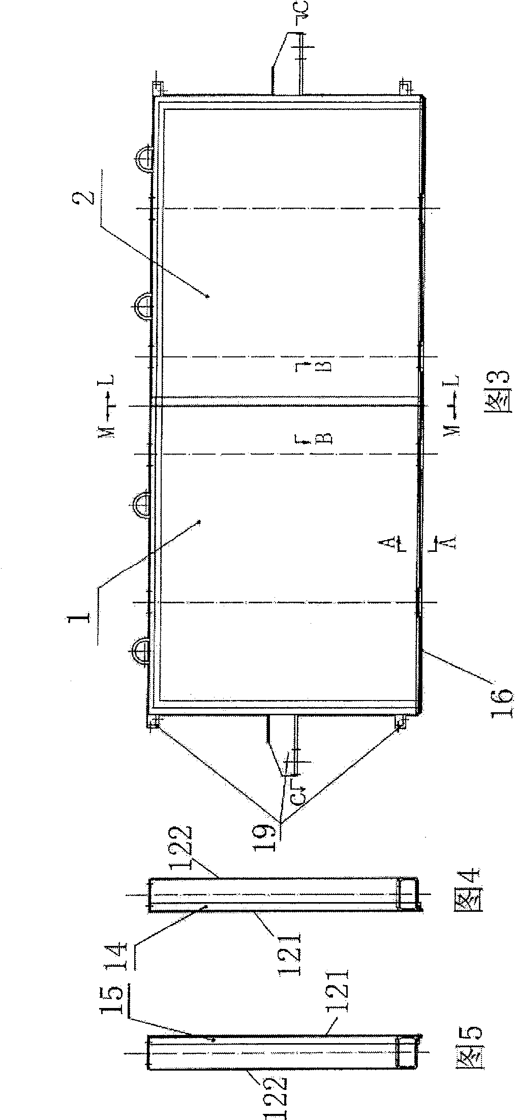 Double-leaf protection closed door for large underground space cave entrance