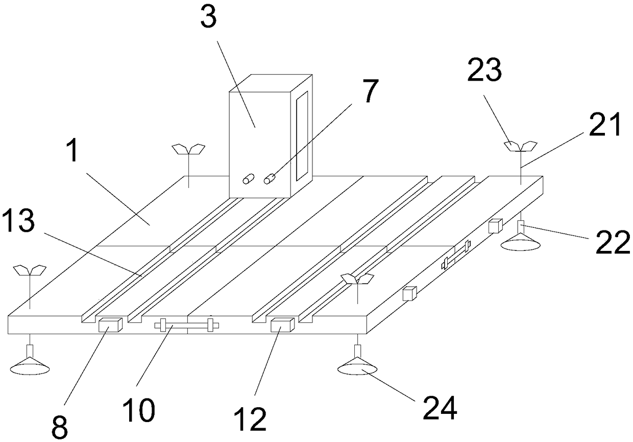 Multifunctional robot charging pile platform