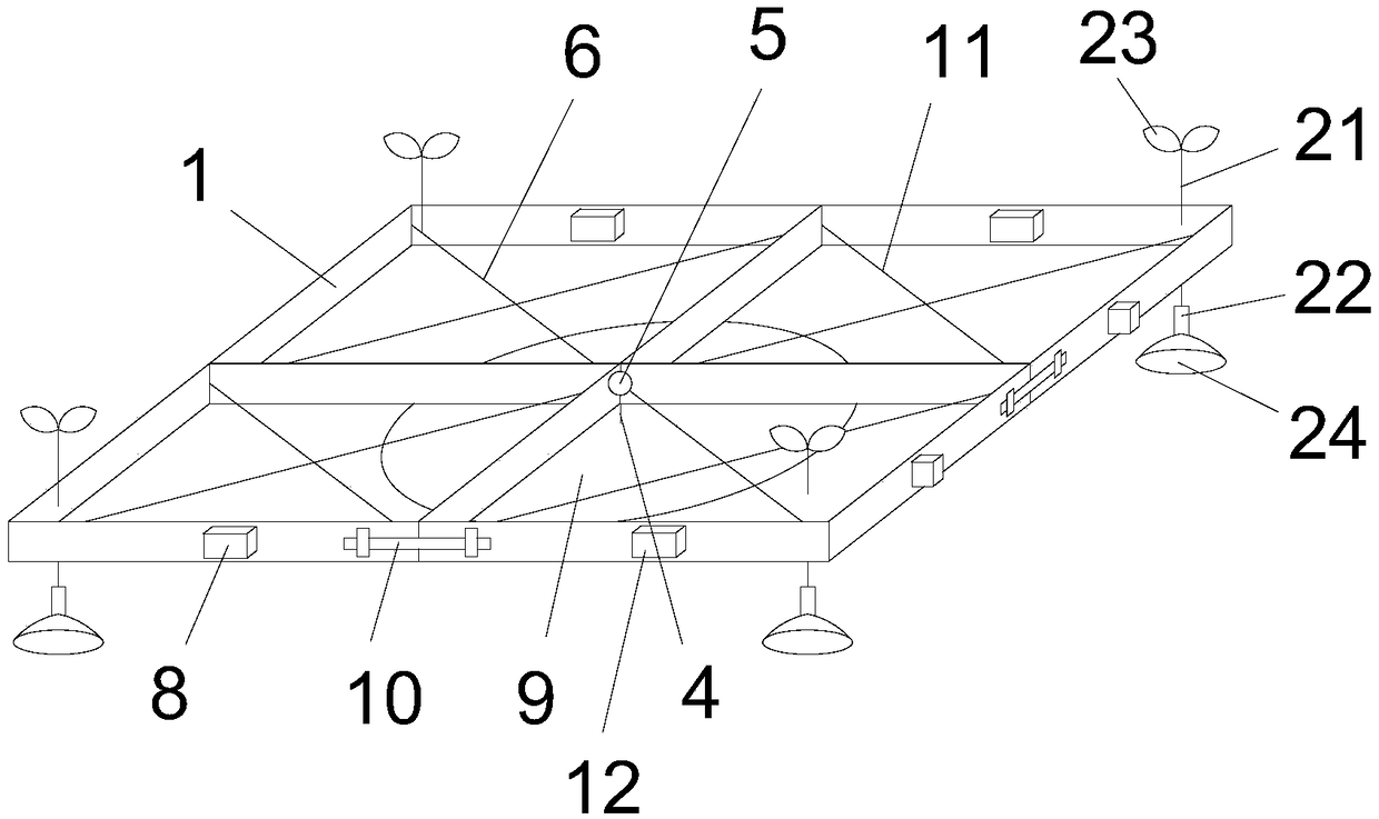 Multifunctional robot charging pile platform