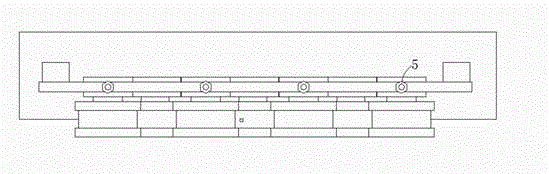 Vertical flattening straightening device for copper belt