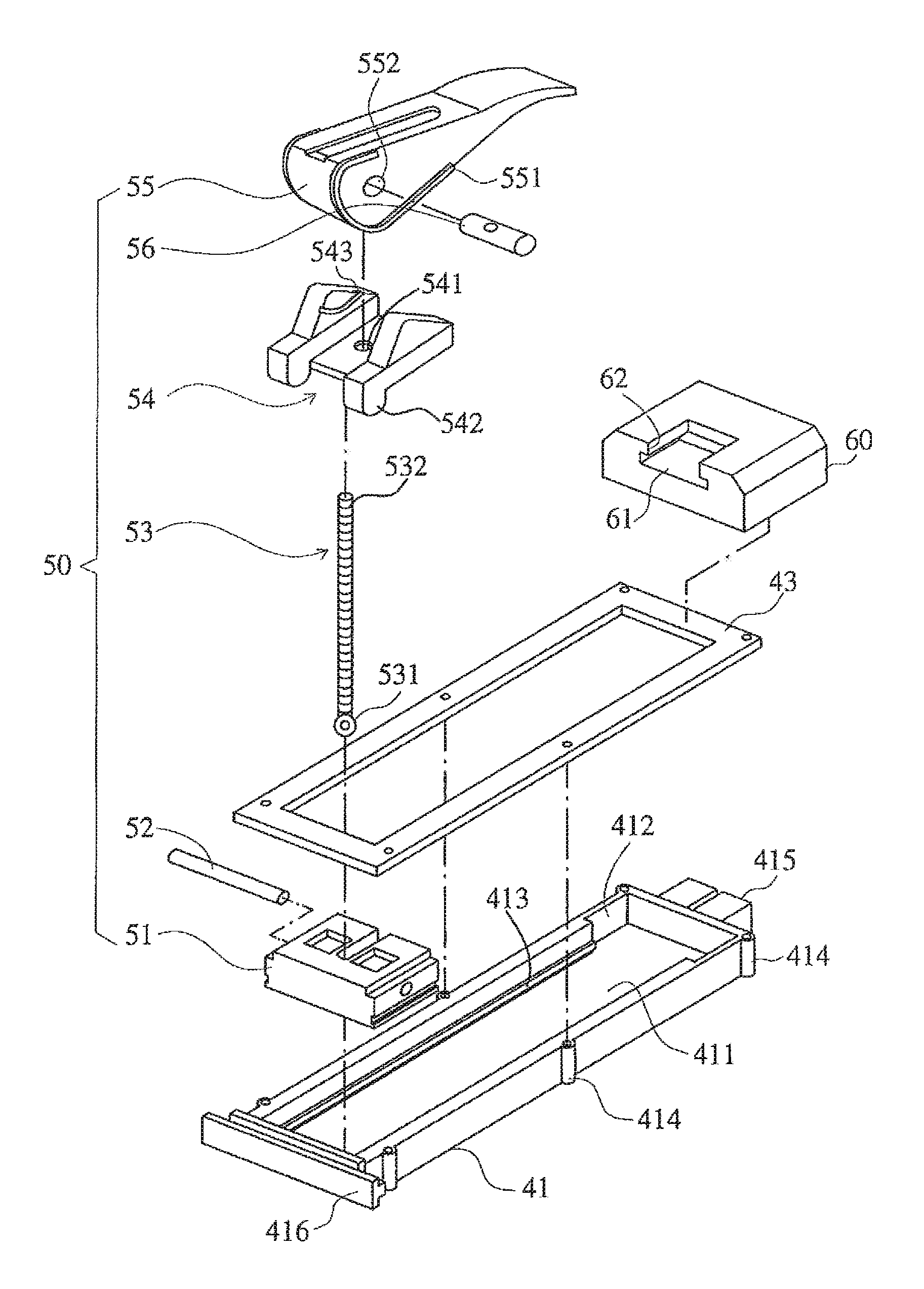 Foldable tonneau cover for pick-up truck and clamp storage mechanism thereof