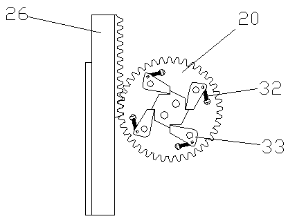 Device for automatically correcting circular degree