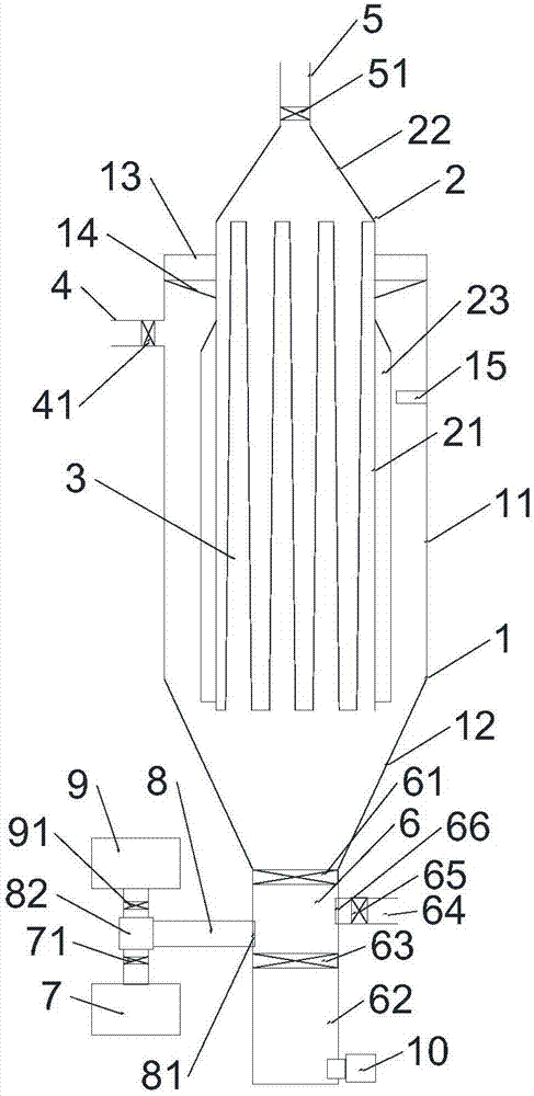 Diesel engine tail gas particle trapping device and control method thereof