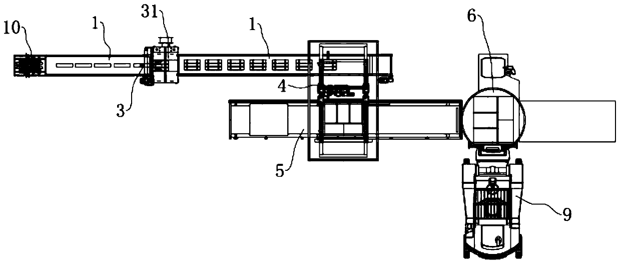 High-speed intelligent mushroom stick packaging production line