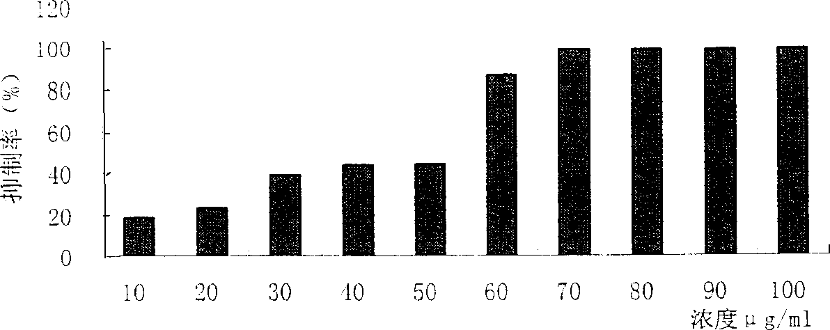 Use of 23-hydroxy betulic acid in inhibiting blood vessel formation