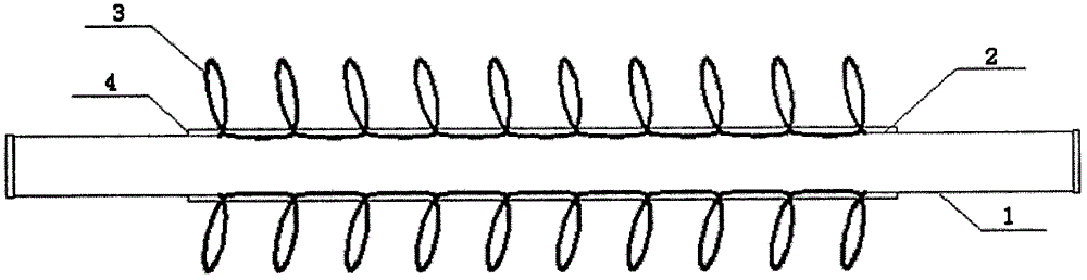 Bore cleaning device for cast-in-place bored piles