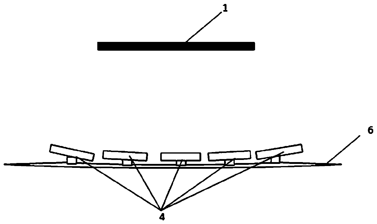 Equipment for improving received light quantity of silicon battery panel by using multi-surface reflectors and using method