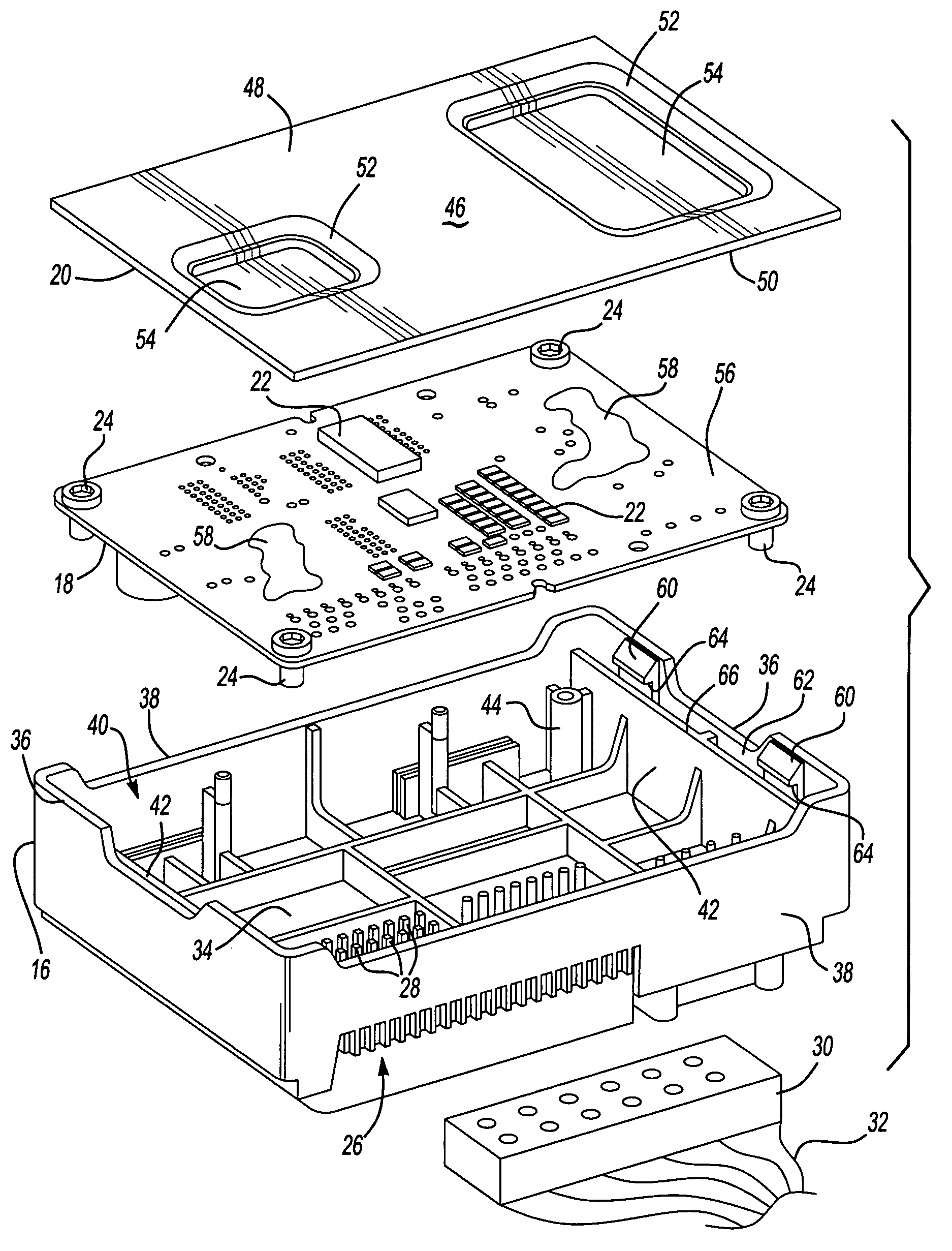 Automotive control module housing