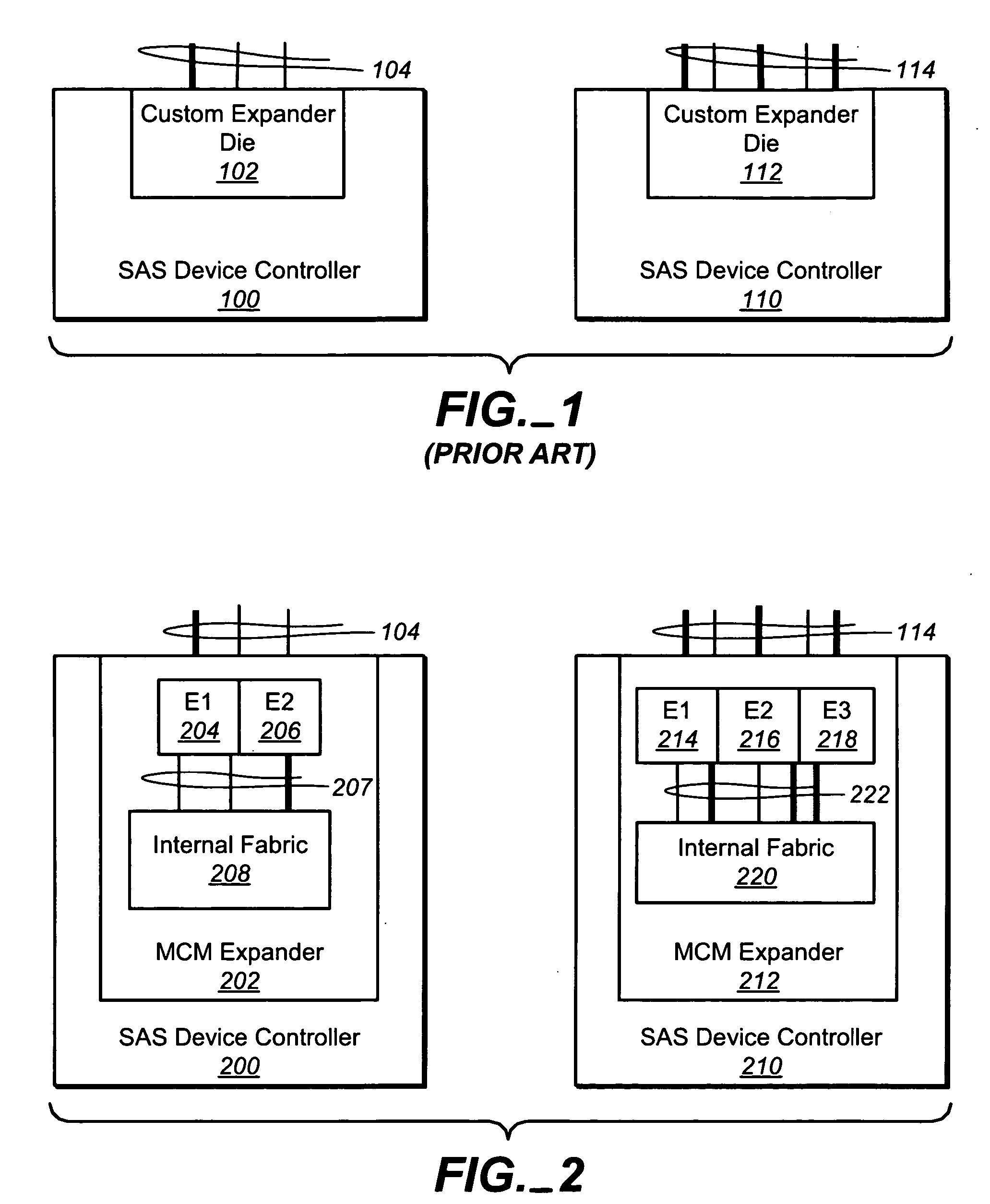 Systems and methods for flexible extension of SAS expander ports