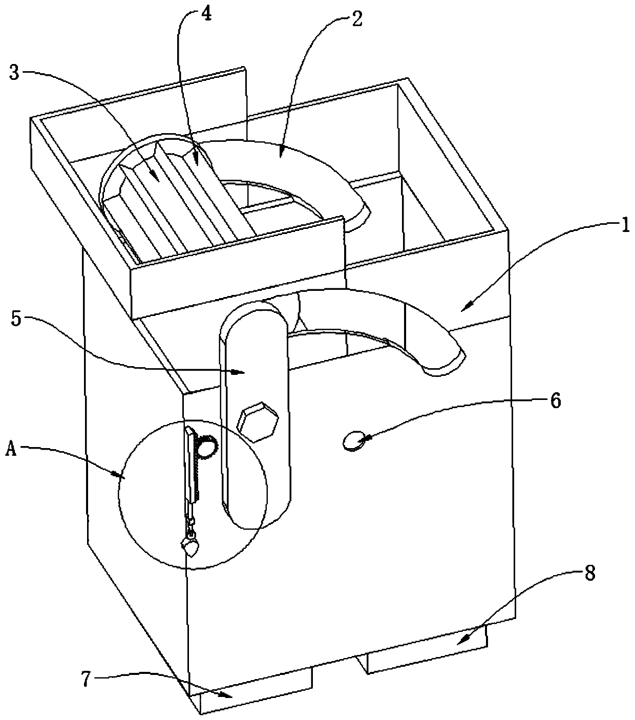 Cutting fluid recycling mechanism for machine tool