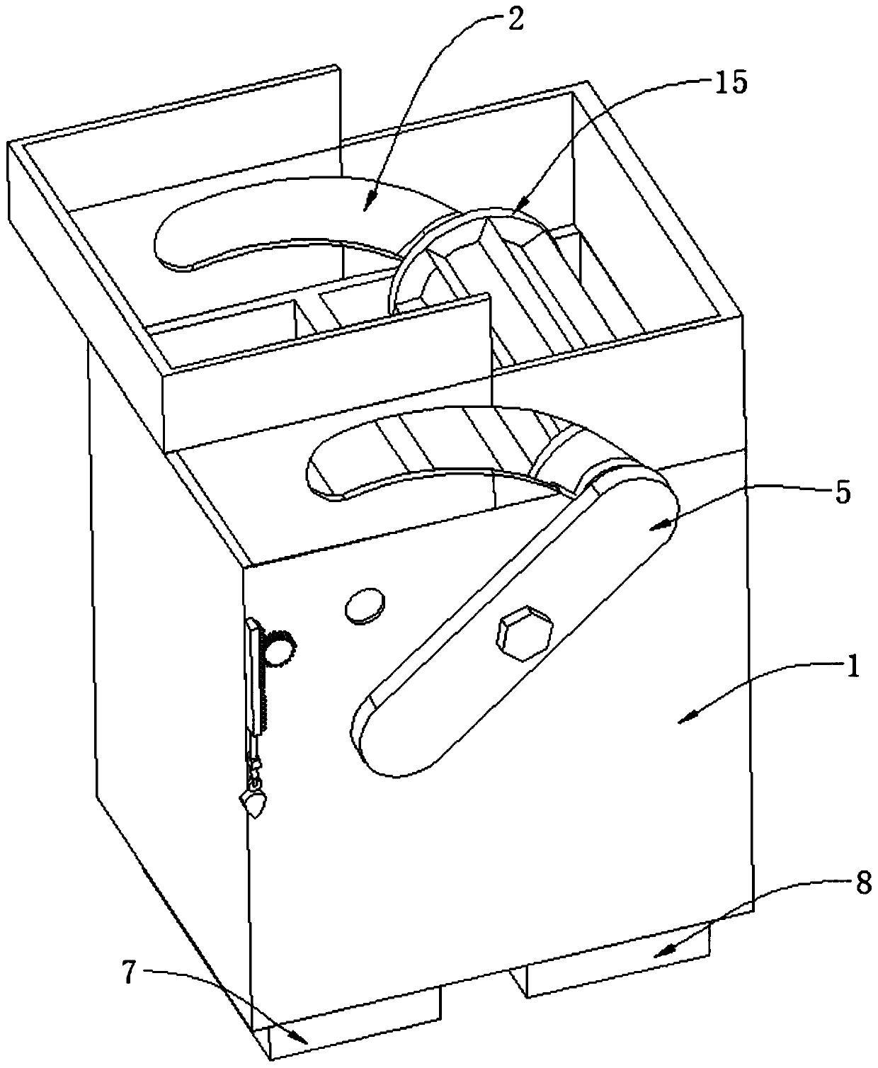 Cutting fluid recycling mechanism for machine tool