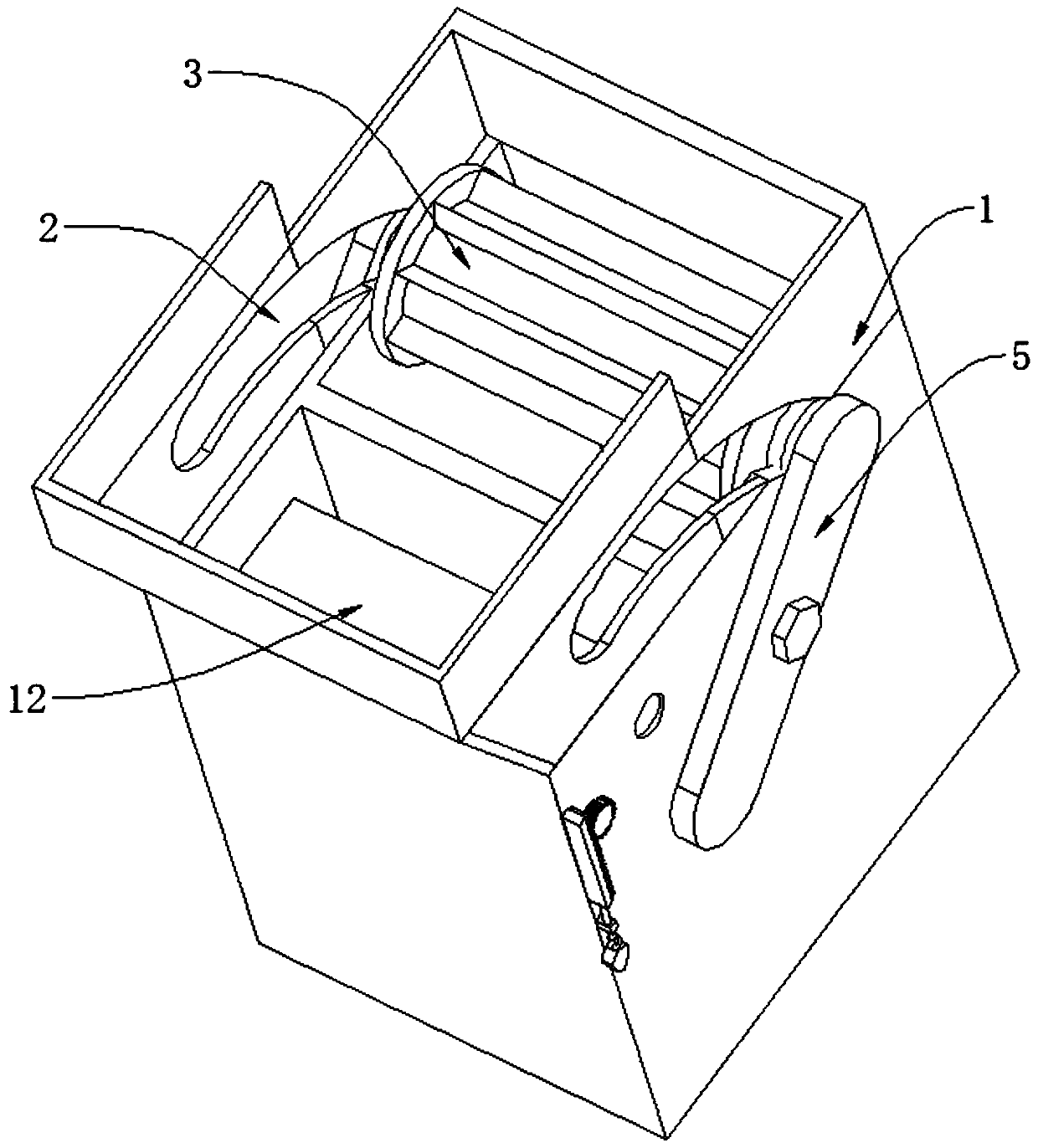 Cutting fluid recycling mechanism for machine tool